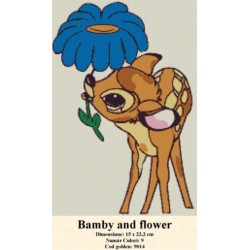Bamby and flower